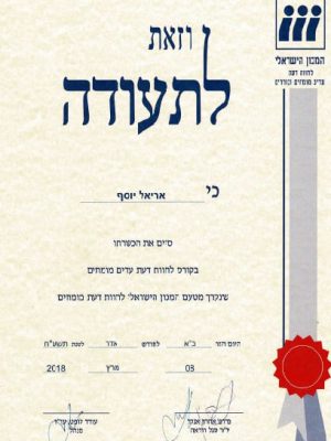 הסמכה כעד מומחה